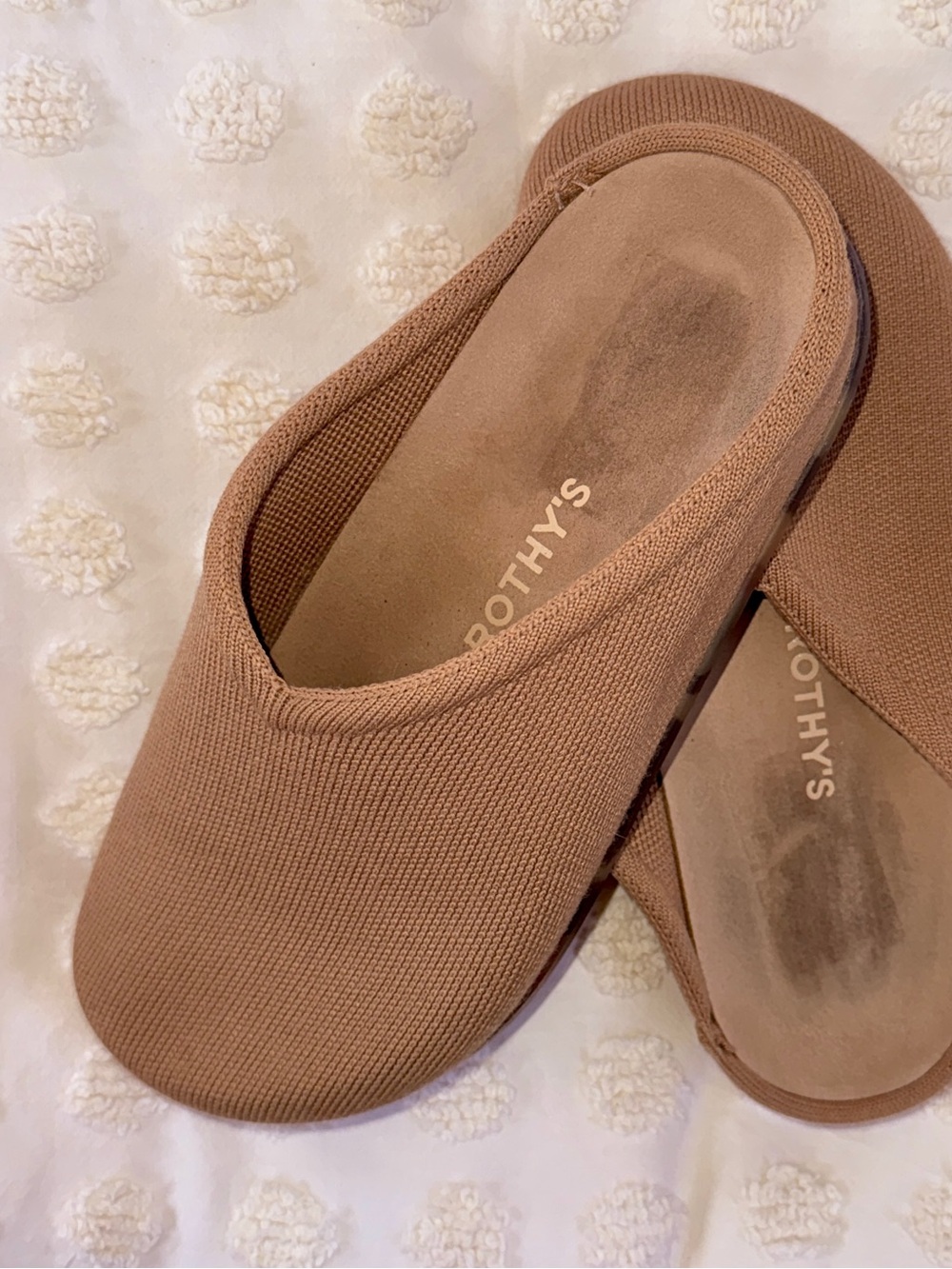 Rothy's 7 Women's Slip-On Mule in Beige